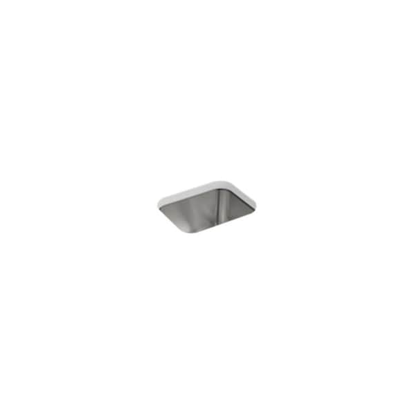 Kitchen Sink, Undermount, Stainless Steel, 12 in W x 14 in L x 7 in H